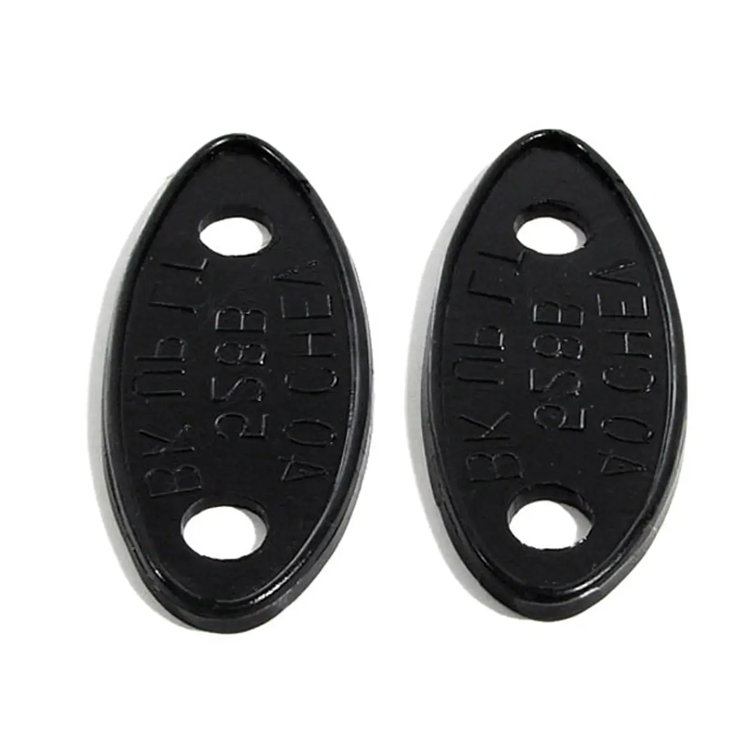 Metro Moulded Parts Back-Up Light Pads. 1-1/8 wide X 2-3/4 long. Pair MP 528-B