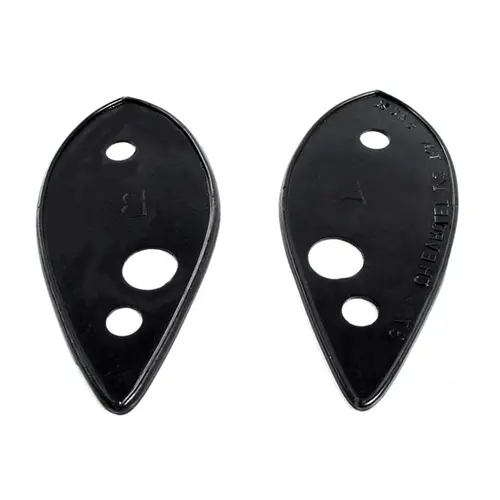 Headlight Bar Pads. 3" wide X 6-3/8" long. Pair R&L Headlight Bar Pads. 3" wide X 6-3/8" long. Pair R&L