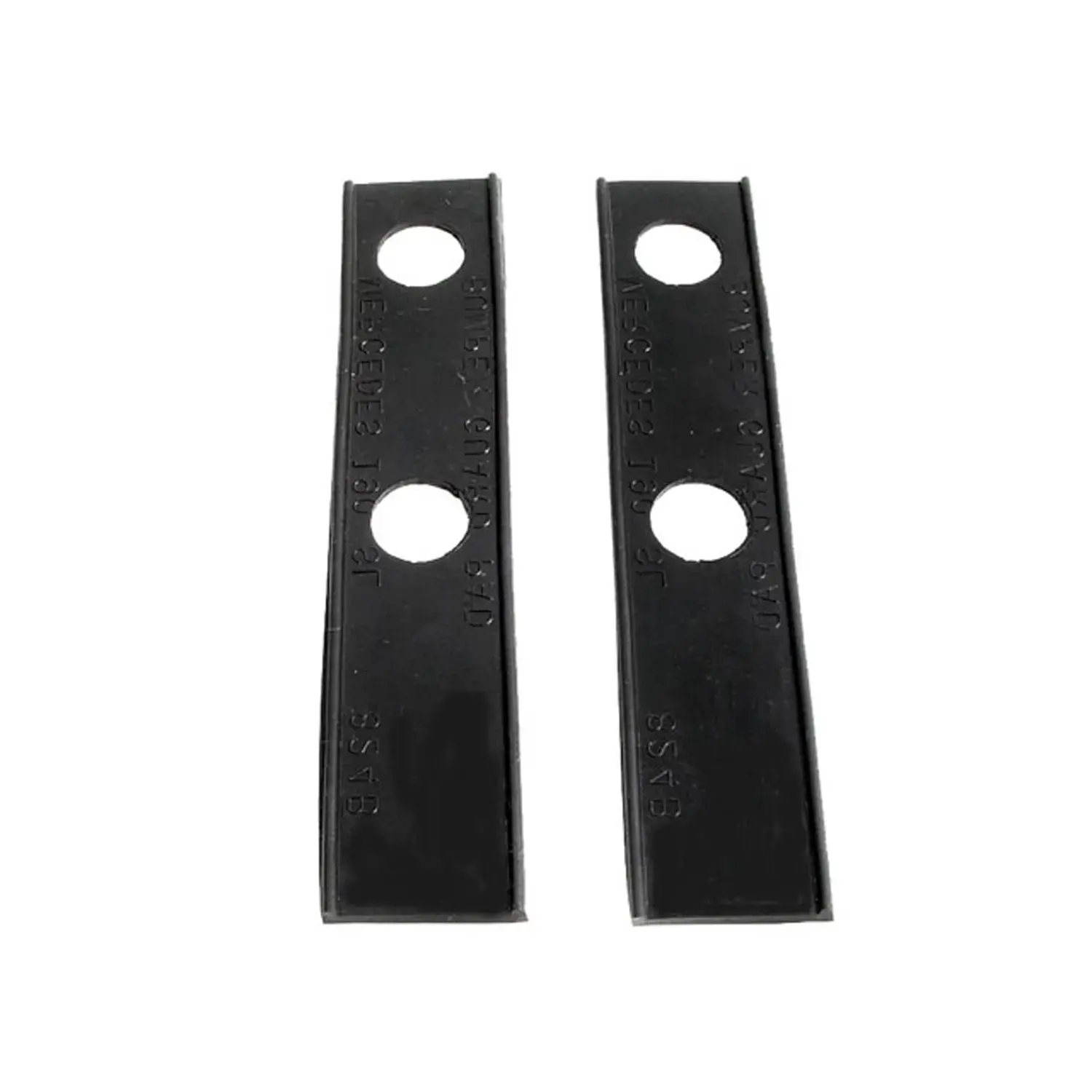 Metro Moulded Parts Bumper Guard Pads. 1-1/2 wide X 7 long. Pair MP 824-B