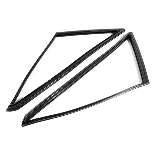 Vulcanized Front Fixed Quarter Window Gaskets Pair Vulcanized Front Fixed Quarter Window Gaskets Pair