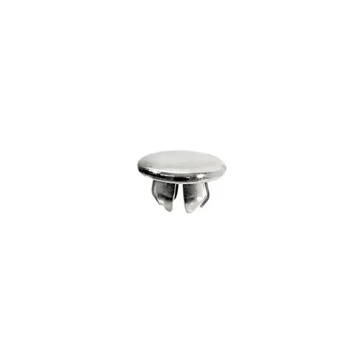Chrome Plug Button. For 1/4" hole size