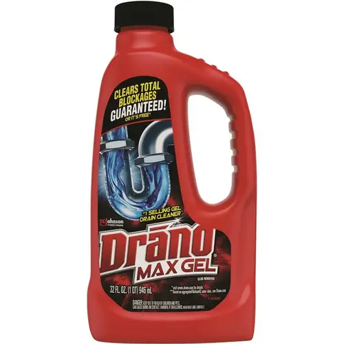 Drano PRO Strength Max Gel Clog Remover 32 Oz Bottle Case Of 12