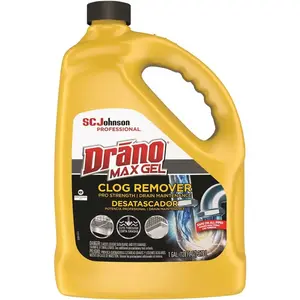 DRANO 696642 Drano PRO Strength Max Gel Clog Remover 128 Oz Bottle Case Of 4