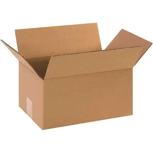 Box Partners Corrugated Boxes 12"x8"x6" Kraft Package Of 25 Box Partners Corrugated Boxes 12"x8"x6" Kraft Package Of 25