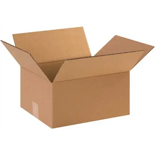 Box Partners Corrugated Boxes 12"x10"x6" Kraft Package Of 25 Box Partners Corrugated Boxes 12"x10"x6" Kraft Package Of 25