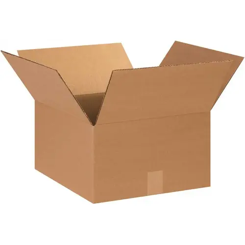 Box Partners Corrugated Boxes 14"x14"x8" Kraft Package Of 25 Box Partners Corrugated Boxes 14"x14"x8" Kraft Package Of 25
