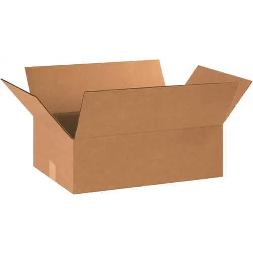 Box Partners Flat Corrugated Boxes 19"x13"x6" Kraft Package Of 25 Box Partners Flat Corrugated Boxes 19"x13"x6" Kraft Package Of 25