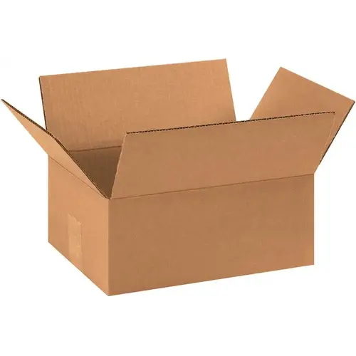 Box Partners Flat Corrugated Boxes 11"x8"x4" Kraft Package Of 25 Box Partners Flat Corrugated Boxes 11"x8"x4" Kraft Package Of 25