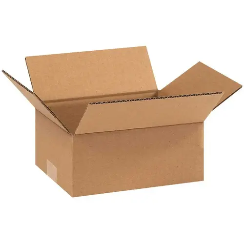 Box Partners Flat Corrugated Boxes 9"x7"x3" Kraft Package Of 25 Box Partners Flat Corrugated Boxes 9"x7"x3" Kraft Package Of 25