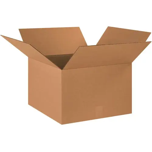 Box Partners Corrugated Boxes 18"x18"x12" Kraft Package Of 20 Box Partners Corrugated Boxes 18"x18"x12" Kraft Package Of 20