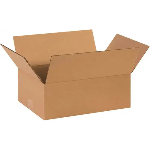 Box Partners Flat Corrugated Boxes 14"x10"x5" Kraft Package Of 25 Box Partners Flat Corrugated Boxes 14"x10"x5" Kraft Package Of 25