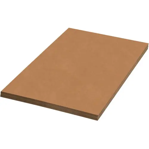 Box Partners Corrugated Sheets 48"x60" Kraft Package Of 5