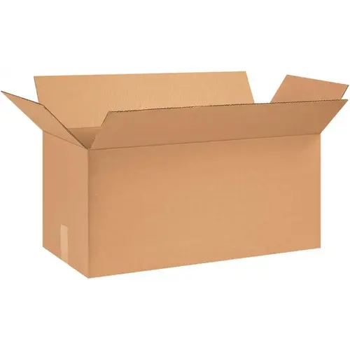 Box Partners Long Corrugated Boxes 26"x12"x12" Kraft Package Of 20
