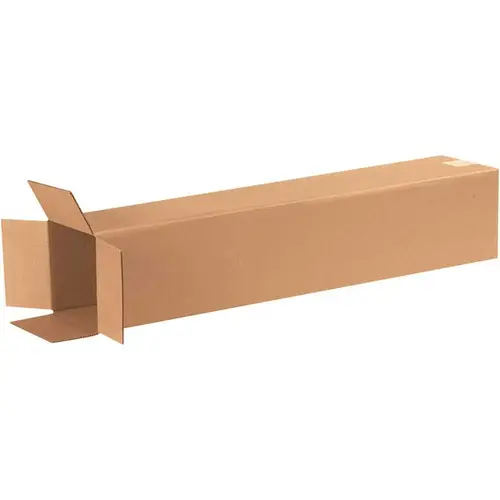 Box Partners Tall Corrugated Boxes 6"x6"x30" Kraft Package Of 25 Box Partners Tall Corrugated Boxes 6"x6"x30" Kraft Package Of 25