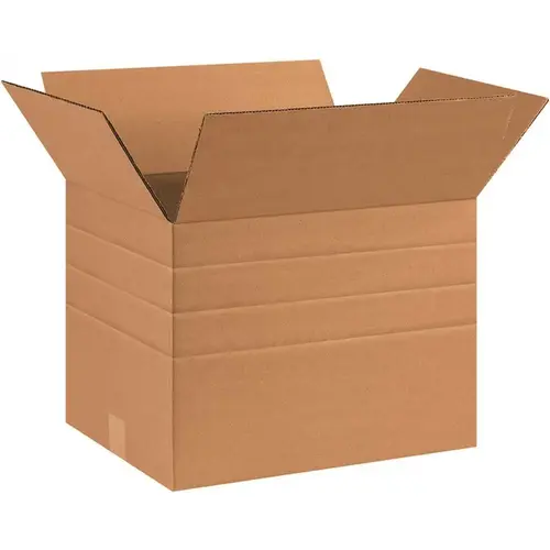 Box Partners Multi-Depth Corrugated Boxes 16"x12"x12" Kraft Package Of 25 Box Partners Multi-Depth Corrugated Boxes 16"x12"x12" Kraft Package Of 25