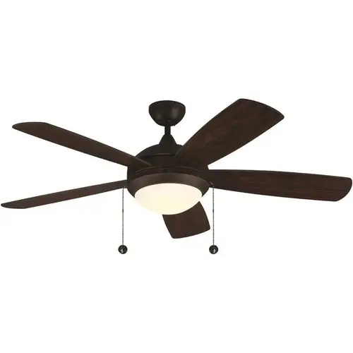 Discus Classic 52" Integrated LED Roman Bronze Ceiling Fan Discus Classic 52" Integrated LED Roman Bronze Ceiling Fan