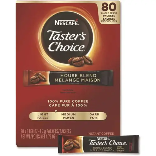 Nescafe Premium Choice Taster's Choice Stick Package Of 80