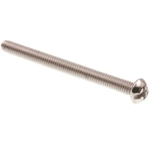 #8-32 X 2" Machine Screw, Round Head Phillips/combo, Stainless #8-32 X 2" Machine Screw, Round Head Phillips/combo, Stainless