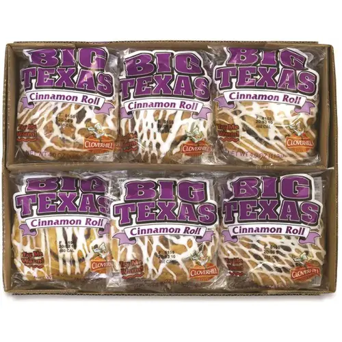 Cloverhill Bakery Big Texas Cinnamon Roll 4 Oz Package Of 12