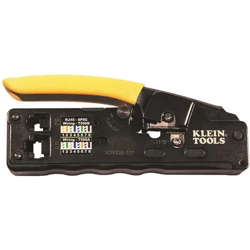 Cable Tools & Kit: 1 Pc, Use on Cat3, Cat5e & Cat6 Cable, Use with CAT3, CAT5e & CAT6 & RJ45 & RJ11/12 Modular Connectors