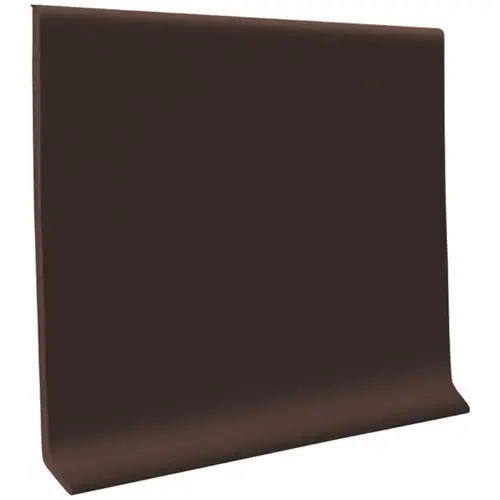 Roppe 4 In X .080 In X 48 In Brown Vinyl Wall Cove Base Roppe 4 In X .080 In X 48 In Brown Vinyl Wall Cove Base