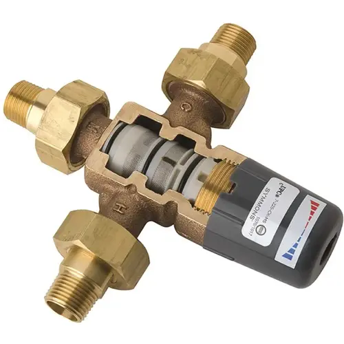 Maxline Thermostatic Mixing Valve 1/2" Male Sweat Connection Maxline Thermostatic Mixing Valve 1/2" Male Sweat Connection