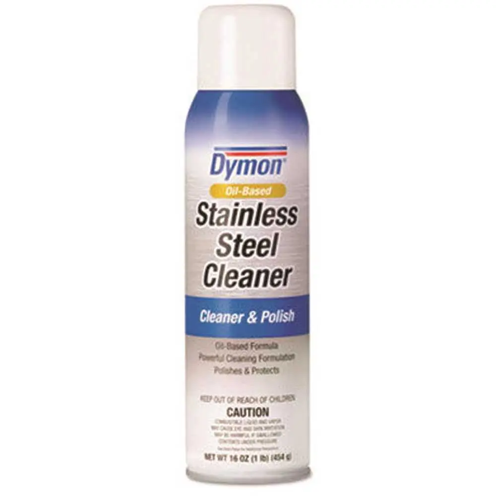 DYMON Dymon Stainless Steel Cleaner 16oz Aerosol Carton Of 12 ITW20920 DYMON Dymon Stainless Steel Cleaner 16oz Aerosol Carton Of 12 ITW20920