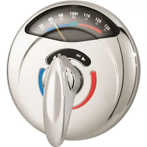 Visu-Temp With Clear-Vue Trim In Chrome With Lever Handle Visu-Temp With Clear-Vue Trim In Chrome With Lever Handle