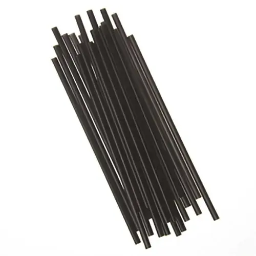 Empress Black Jumbo Strw Unwraped 7.75" Case Of 5,000