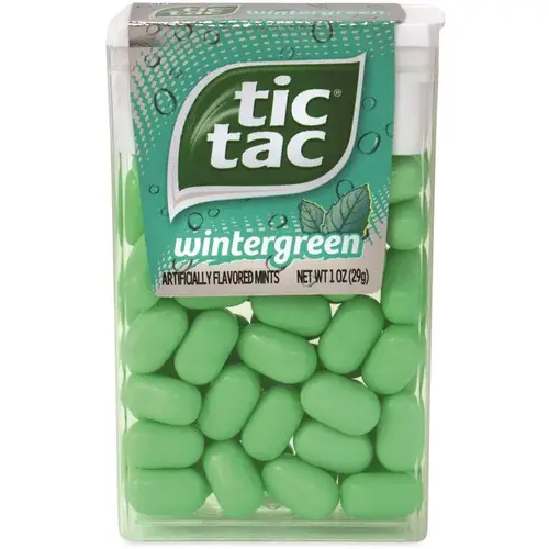 Breath Mints, Wintergreen, 1 Oz Bottle, 12 Bottles/box
