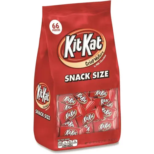 Snack Size, Crisp Wafers In Milk Chocolate, 32.34 Oz Bag