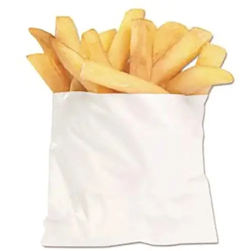 Bagcraft White Grease-Resistant Fry Case Of 2,000