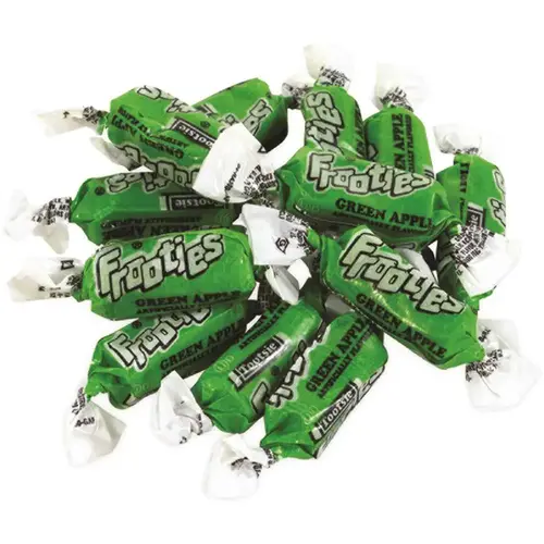Tootsie Roll Frooties, Green Apple, 38.8 Oz Bag, 360 Pieces/bag Tootsie Roll Frooties, Green Apple, 38.8 Oz Bag, 360 Pieces/bag