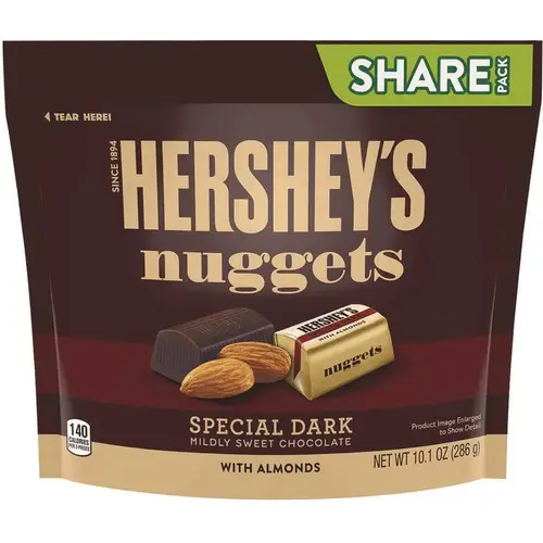Nuggets Share Pack, Special Dark Almonds 10.1 Oz Bag