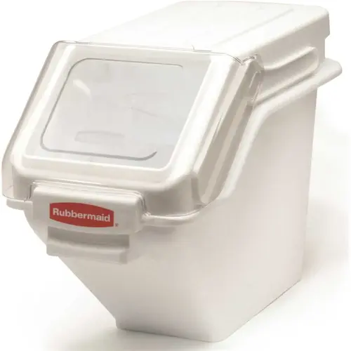 Prosave 6.25 Gal Wte Pltc Slf Ingrdint Bin Wth 2-Cup Scoop Prosave 6.25 Gal Wte Pltc Slf Ingrdint Bin Wth 2-Cup Scoop