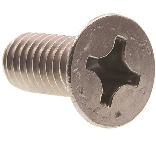 M6-1.0 X 14mm Machine Screw, Flat Head, Phillips, Stainless Steel M6-1.0 X 14mm Machine Screw, Flat Head, Phillips, Stainless Steel