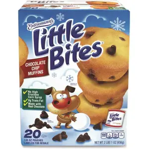 Little Bites GRR90000016 Little Bites Little Muffins Chocolate Chip 1.65 Oz Package Of 20