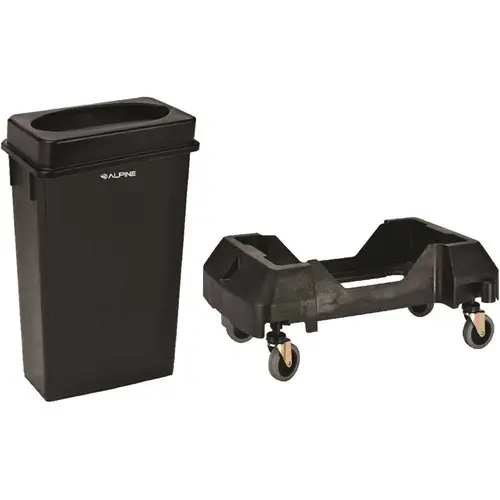 23 Gallon Commercial Trash Can Includes Swing Lid And Dolly 23 Gallon Commercial Trash Can Includes Swing Lid And Dolly