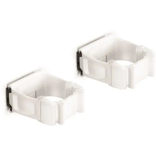 Toolflex One Universal Holder Includes Wall Adapter White Package Of 2
