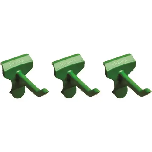 Toolflex One Universal Hook Requires Rail Green Package Of 3