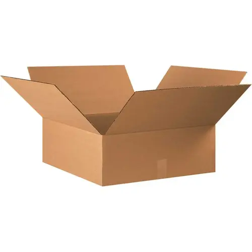 Box Partners Flat Corrugated Boxes 22"x22"x8" Kraft Package Of 15 Box Partners Flat Corrugated Boxes 22"x22"x8" Kraft Package Of 15