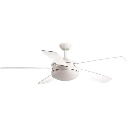 Fresno 60 In. 5-Blade LED Ceiling Fan W/ Light (White) Fresno 60 In. 5-Blade LED Ceiling Fan W/ Light (White)