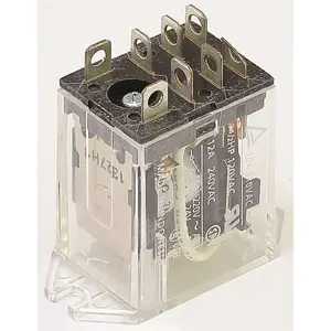 Omron LY2F-AC24 Electrical, Relay, Dpdt, 24vac, 10amp With Plug-In/solder Terminals