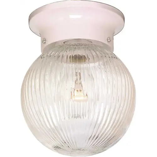 Sf76/257 6 In. Incandescent Semi-Flush Mount Light Sf76/257 6 In. Incandescent Semi-Flush Mount Light