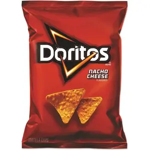 Doritos LAY44375 Doritos Doritos1.75 Oz Nacho Cheese Tortilla Chips Package Of 64