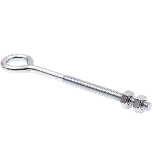 Generic Round Bend Screw Hooks, . 5 In.,zinc, Package Of 10