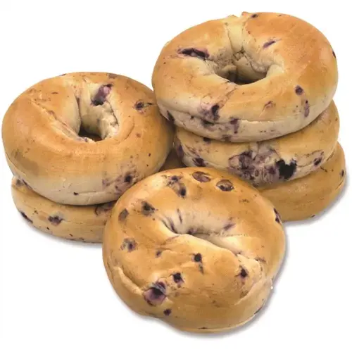 National Brand Fresh Blueberry Bagels Package Of 6