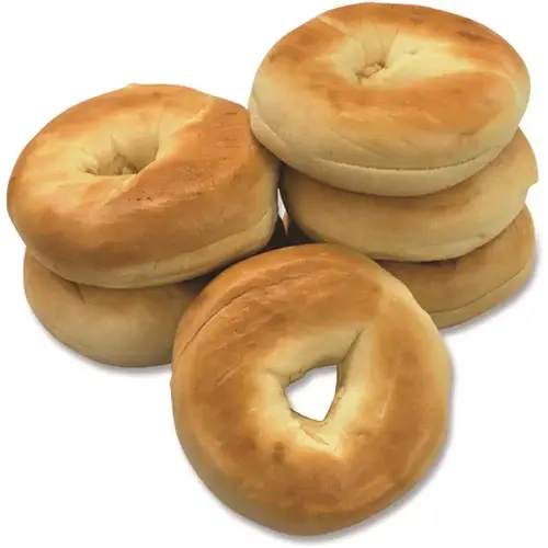 National Brand Fresh Plain Bagels Package Of 6