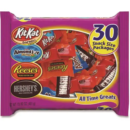 All Time Grats Mlk Chocolate Varety 15.92 Oz Bag 30 Pecs