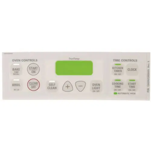neral Electric Replacement Control Panel Overlay For Oven, Part #wb27t10515 neral Electric Replacement Control Panel Overlay For Oven, Part #wb27t10515